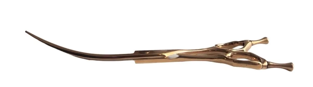 Abbfabb Grooming Scissors Ltd 7.5" Reversible Extreme Curved Dog Grooming Scissor