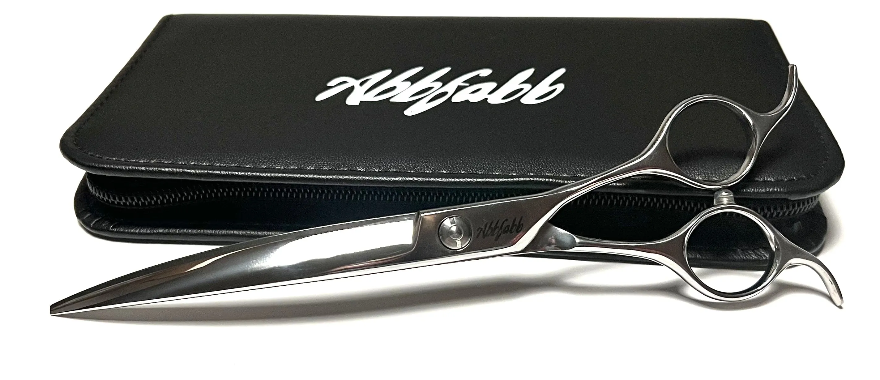 Abbfabb Grooming Scissors Ltd 7.5" Reversible Extreme Curved Dog Grooming Scissor