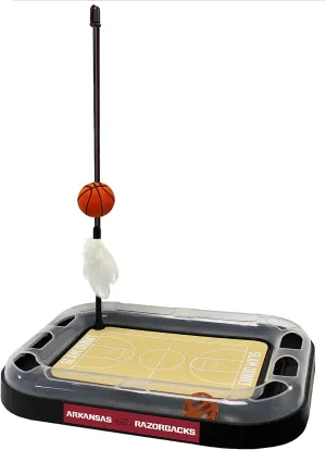 AR Razorbacks Basketball Cat Scratcher Toy