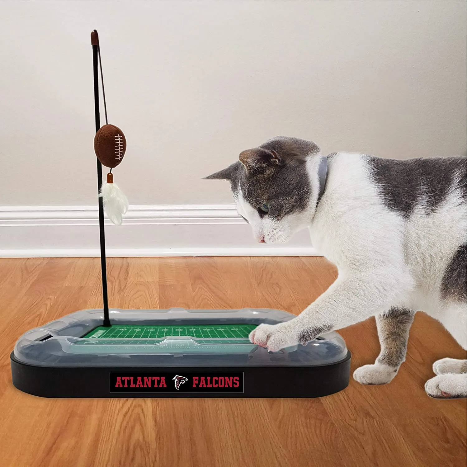 Atlanta Falcons Football Cat Scratcher Toy
