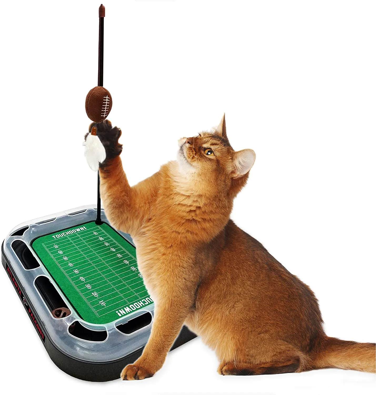 Atlanta Falcons Football Cat Scratcher Toy