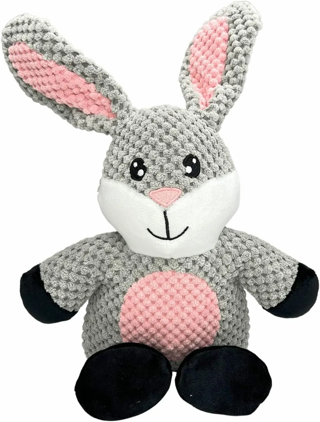 Barnyard Rabbit Large Plush Squeaker Dog Toy