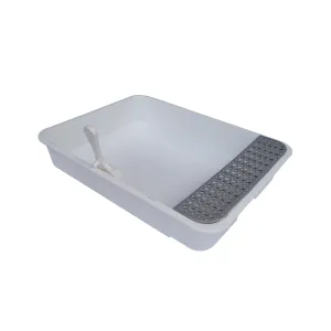 Cat Litter Box White with Scoop