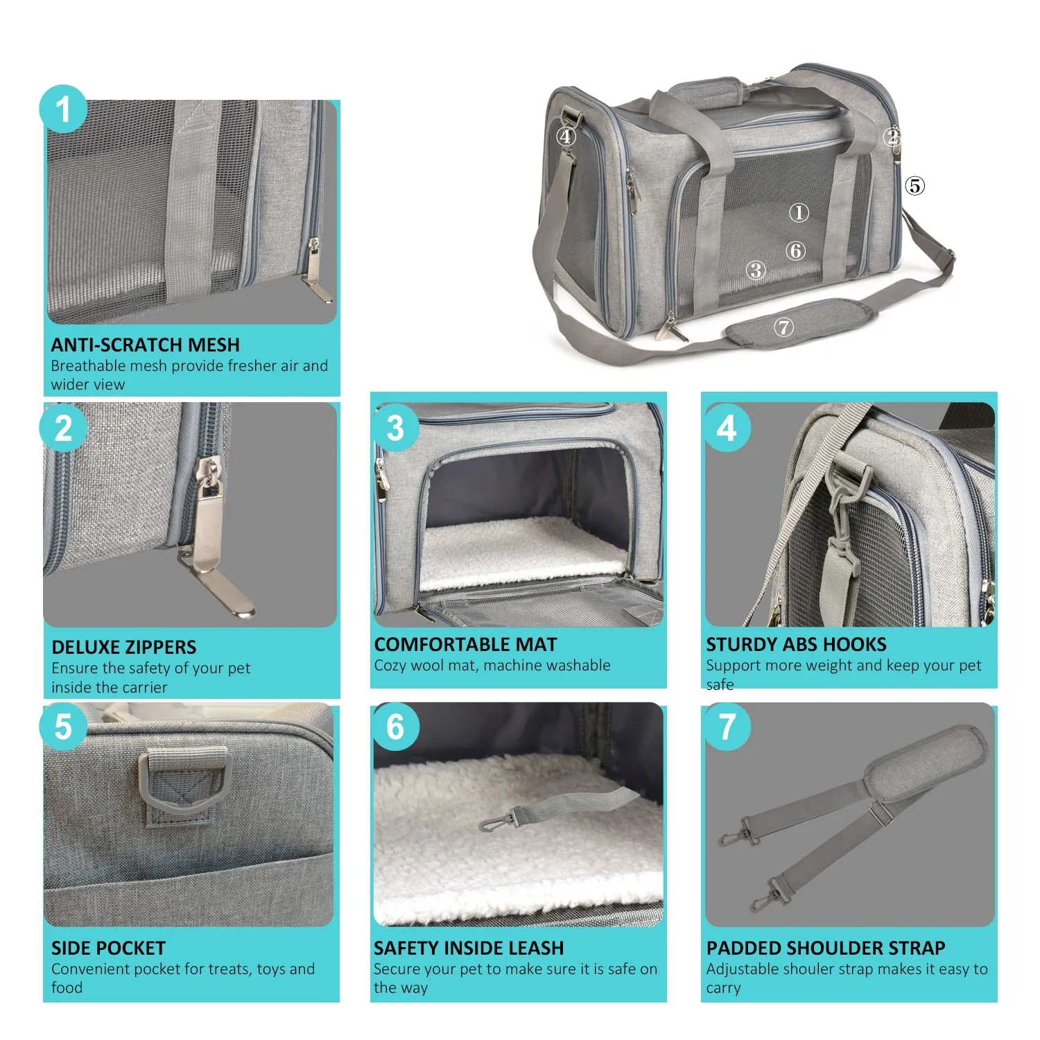 Dog Carrier Travel Bag