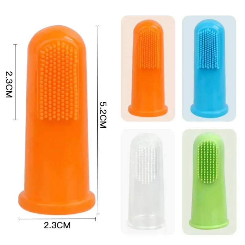 Dog Toothbrush 2PC Dog Teeth Cleaning Soft Toothbrushes for Dogs Oral Clean Massage Cat Toothbrush Set Pet Grooming Pet Products