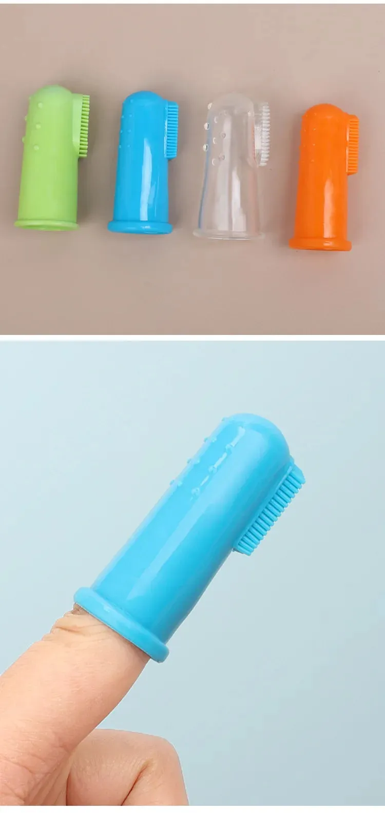Dog Toothbrush 2PC Dog Teeth Cleaning Soft Toothbrushes for Dogs Oral Clean Massage Cat Toothbrush Set Pet Grooming Pet Products