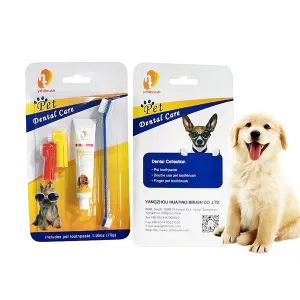 Dog Toothbrush & Toothpaste Set