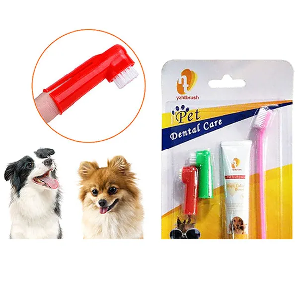 Dog Toothbrush & Toothpaste Set