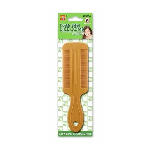 DOUBLE SIDED LICE COMB WITH HANDLE