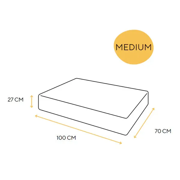 Fantail Mellow Mattress Peacock Blue Dog Bed