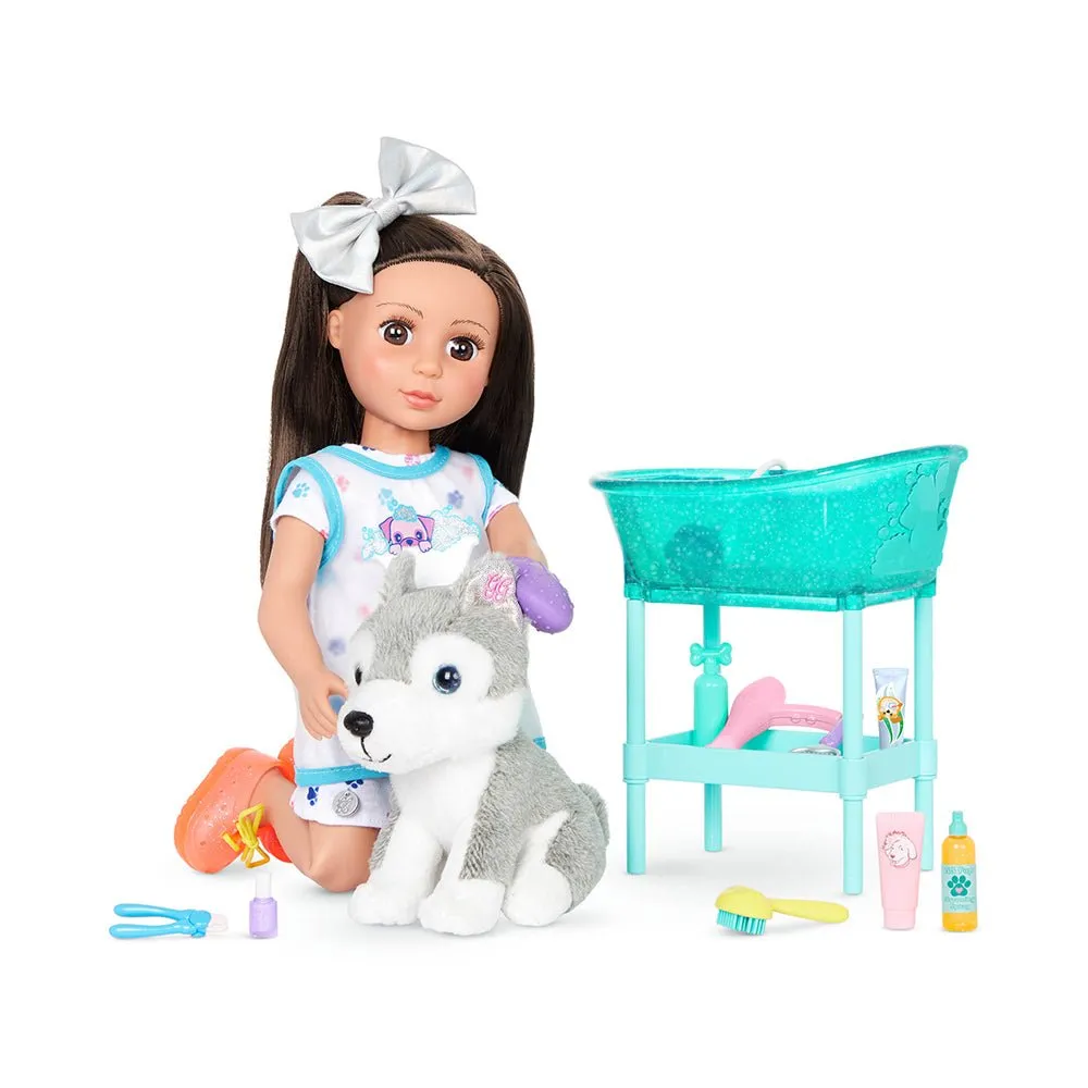 Glitter Girls Pup Grooming Cart Set
