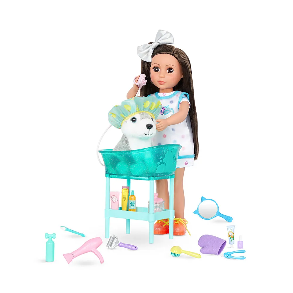 Glitter Girls Pup Grooming Cart Set