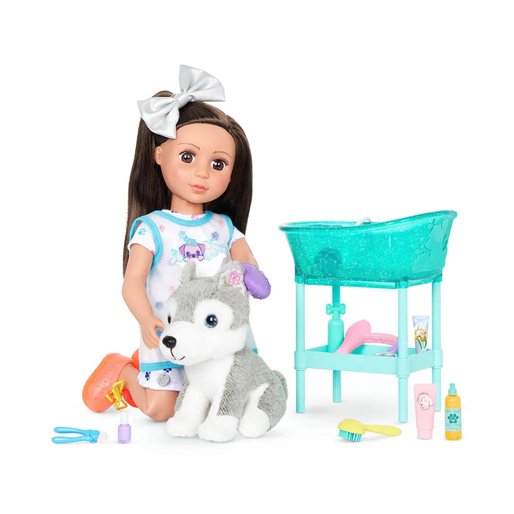 Glitter Girls Pup Grooming Cart Set