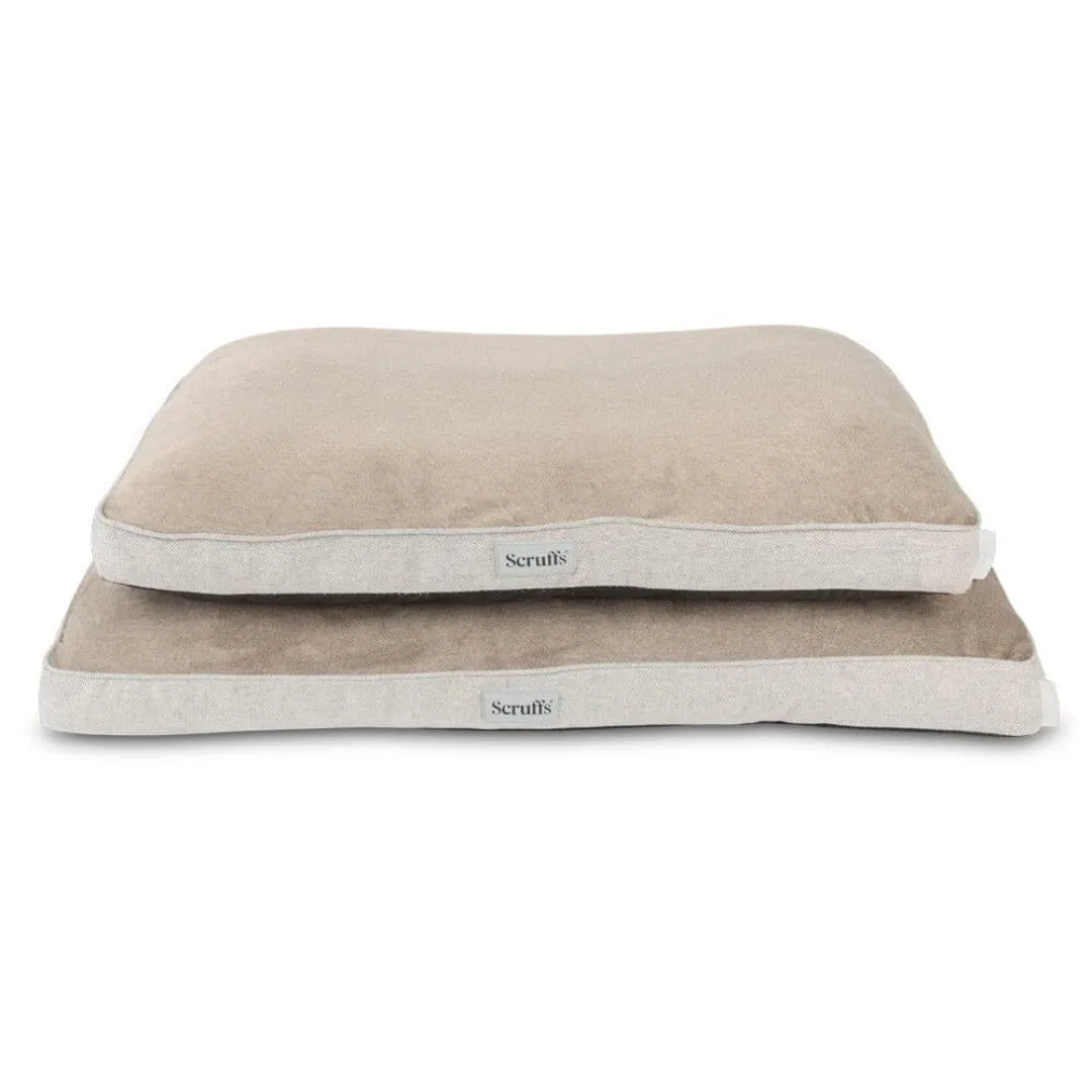 Harvard Memory Foam Mattress Dog Bed - Pearl Grey