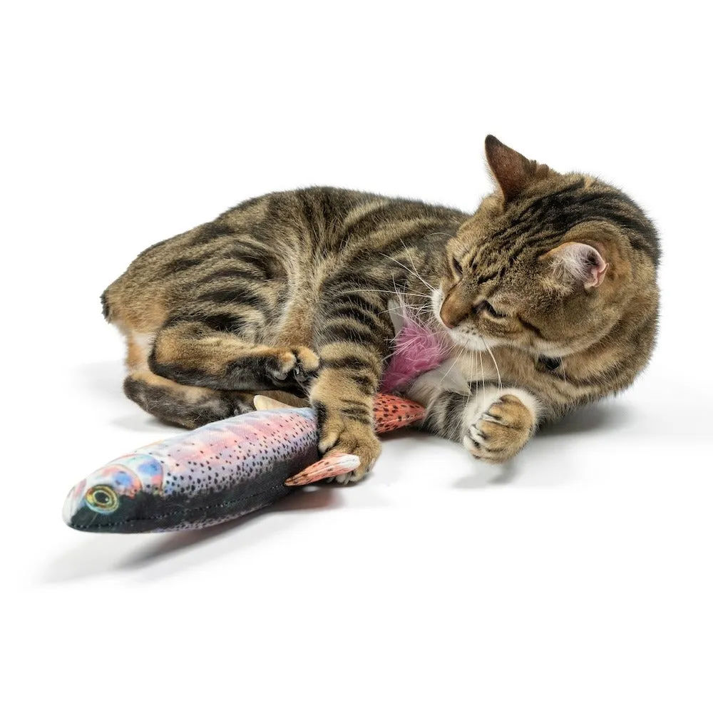 Huxley & Kent Rainbow Trout Kicker Cat Toy