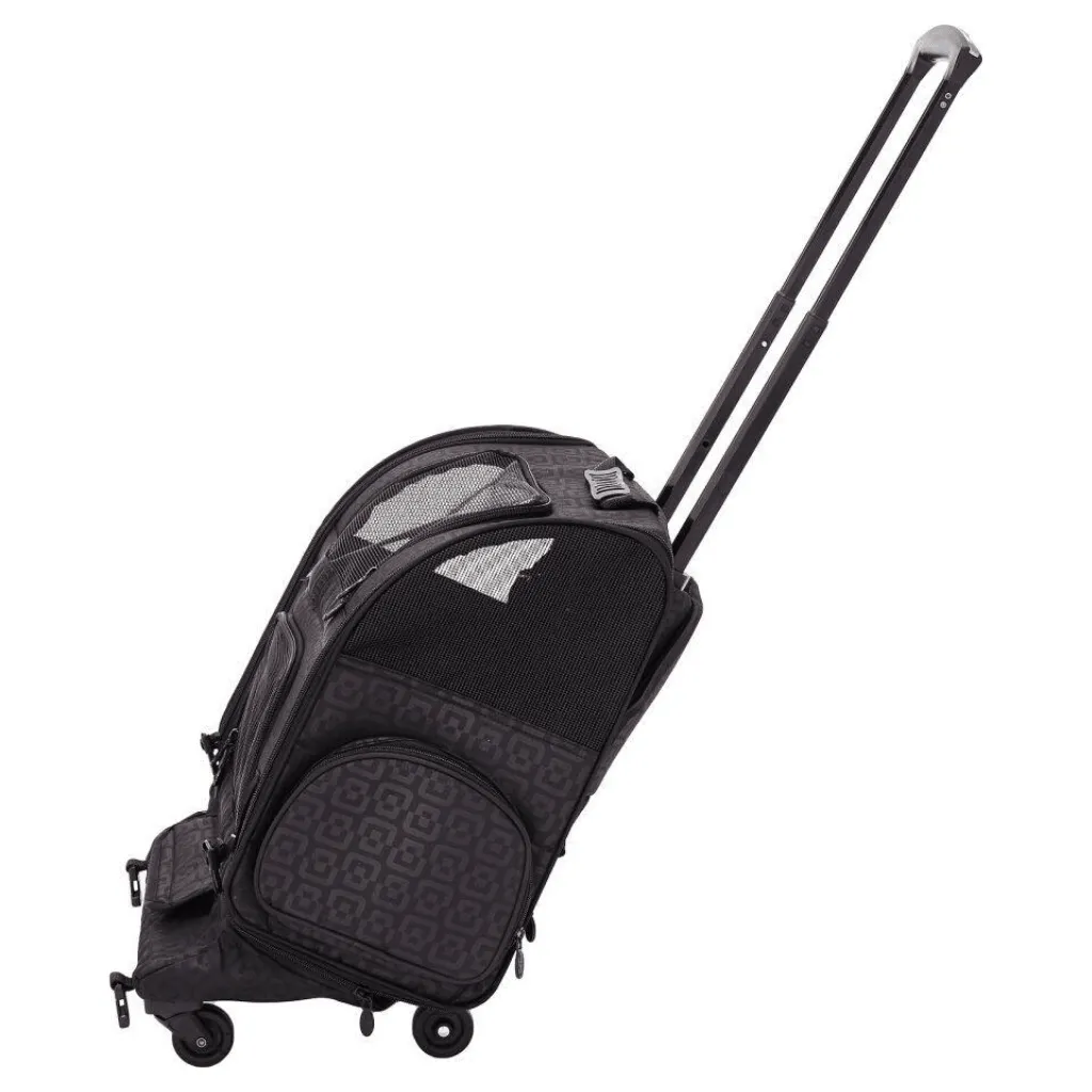 InnoPet® Roller Pet Carrier | Black Geometric