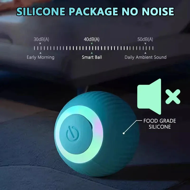 Interactive Smart Cat Toy Ball - Automatic Rolling Ball for Indoor Cats