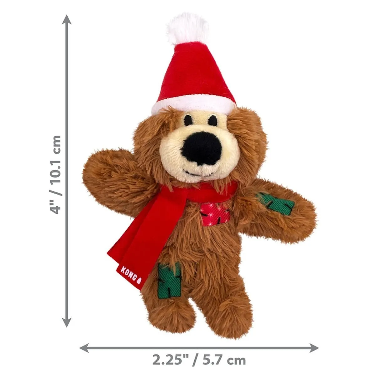 Kong Holiday Cat Softies Bear Cat Toys Assorted