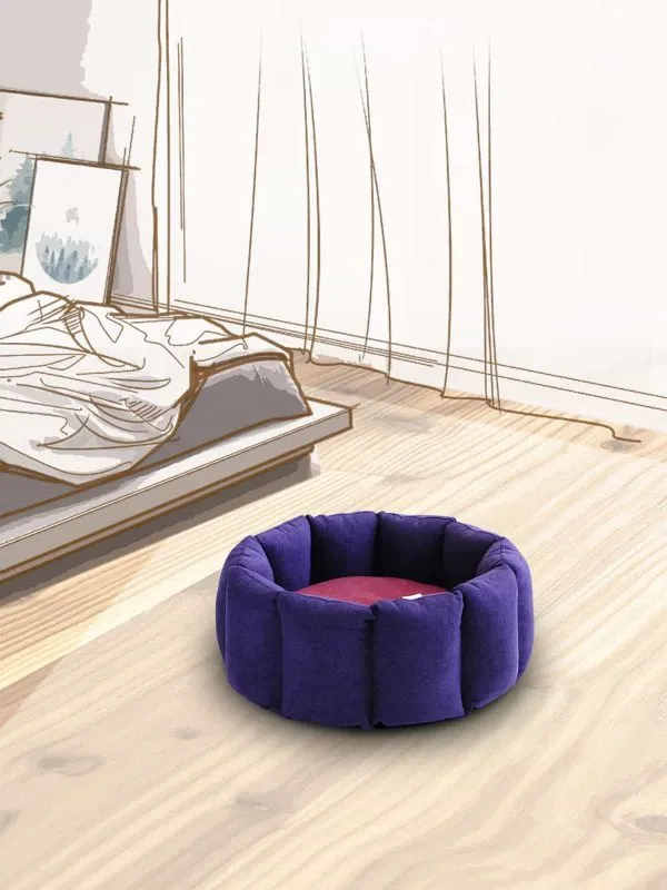 Luxury Bloom Nest Dog Bed