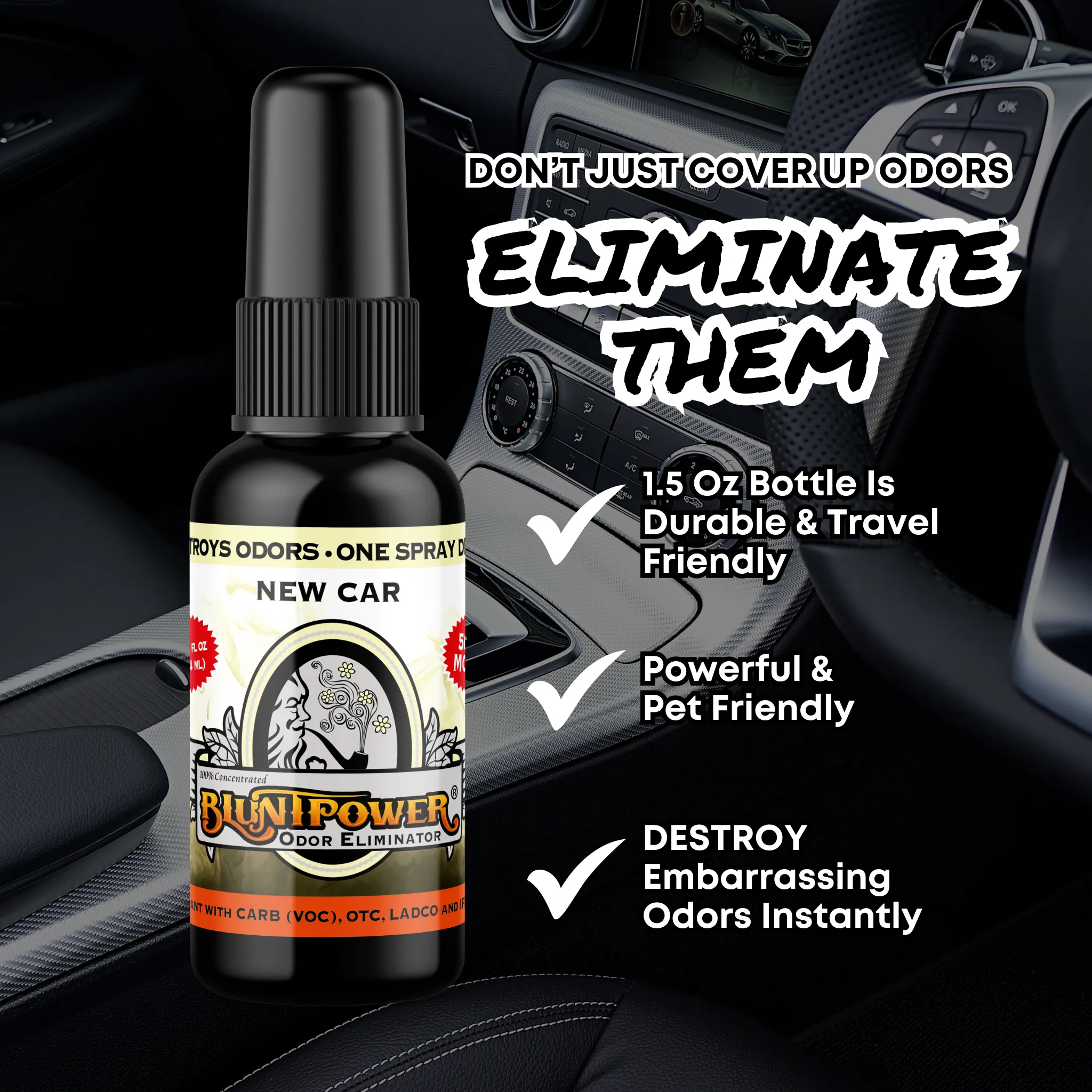 New Car Odor Eliminator Spray