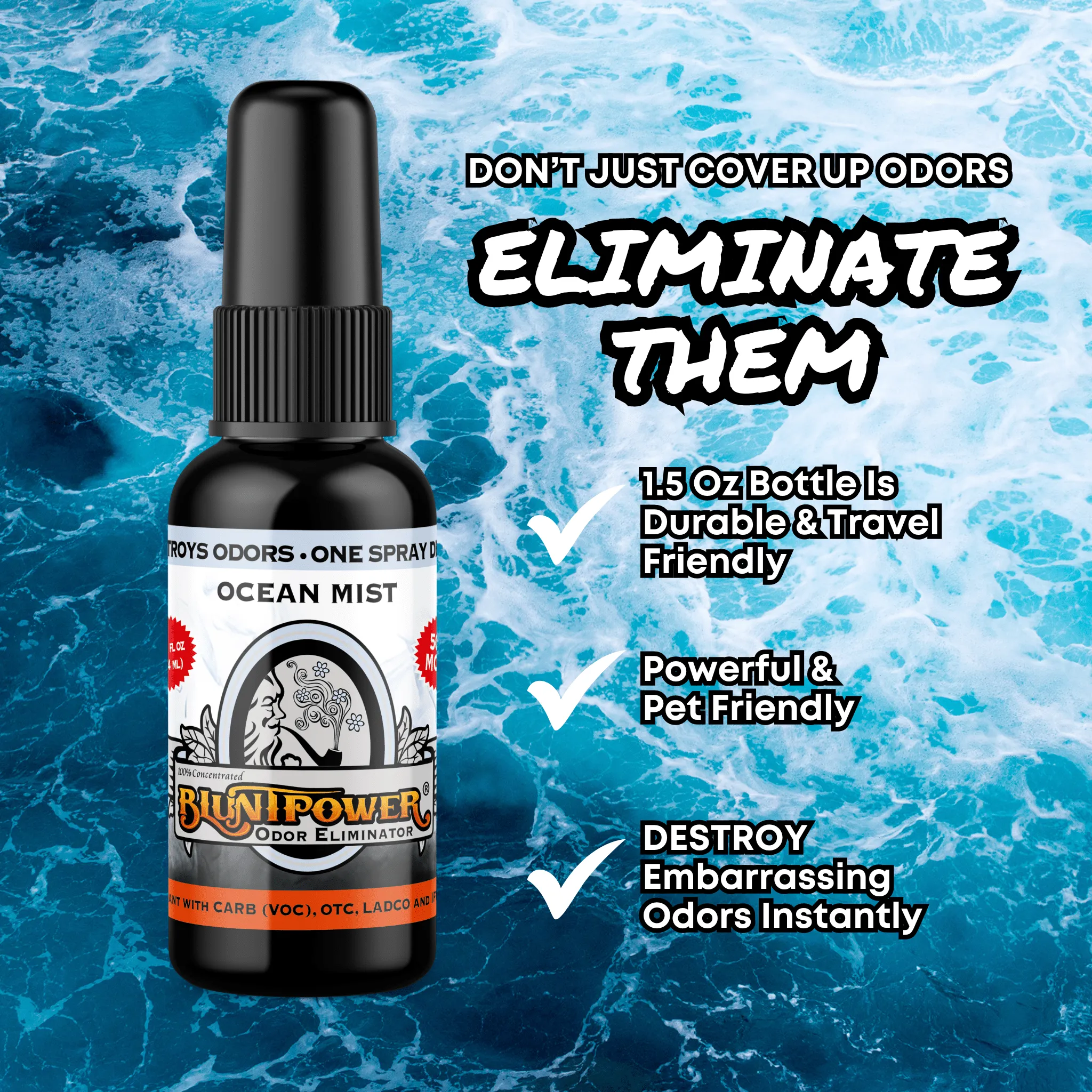 Ocean Mist Odor Eliminator Spray