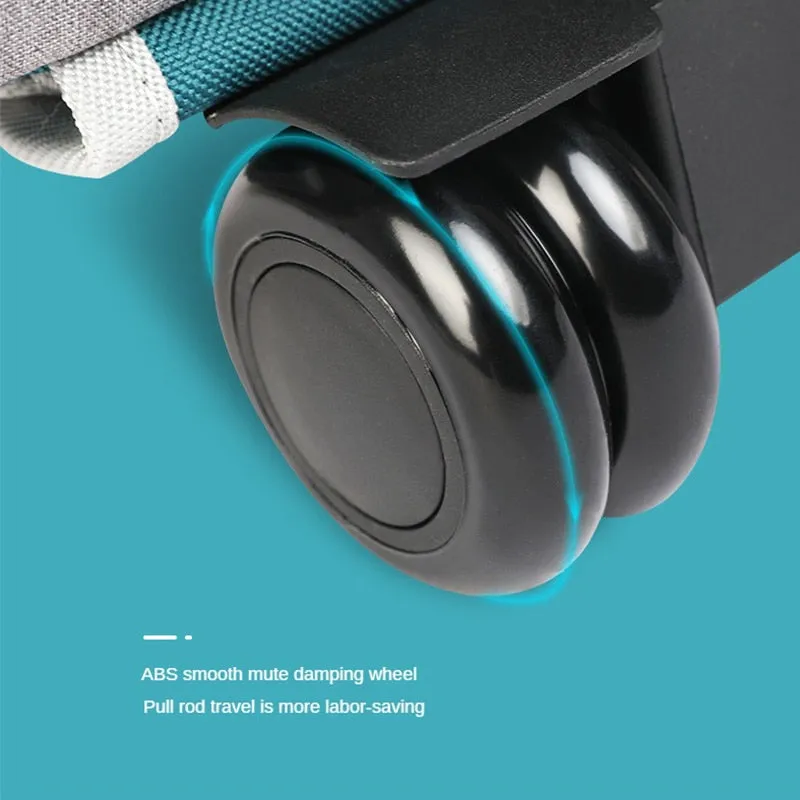 Outdoor Portable Breathable Cat Dog Carrier with wheels