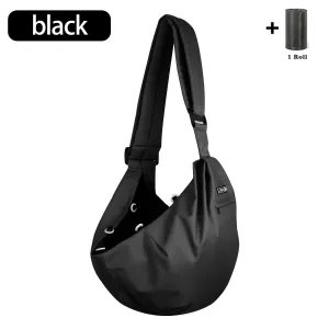 Pet Dog Sling Carrier Bag Outdoor Portable Shoulder Messenger Bag Cat Walking Bag for Puppy Kitten Nylon Pets Handbag