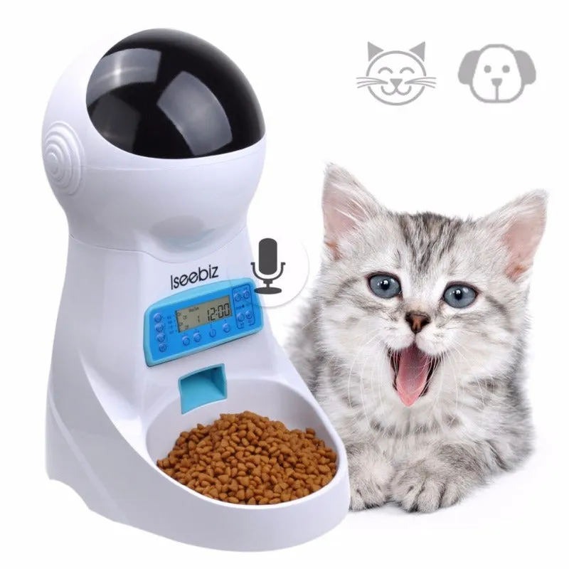 Pet Food Dispenser Feeder with Timer