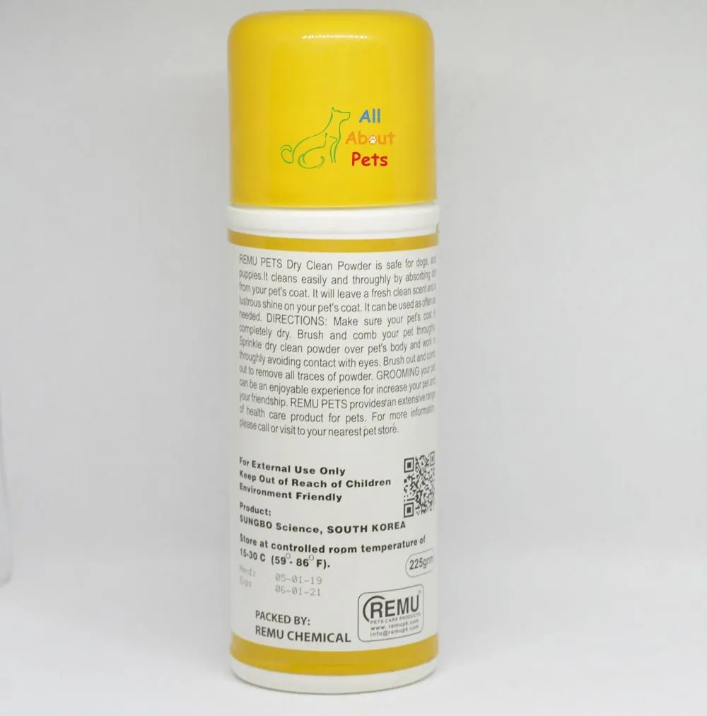 Remu Royal Dry Clean Powder For Dogs