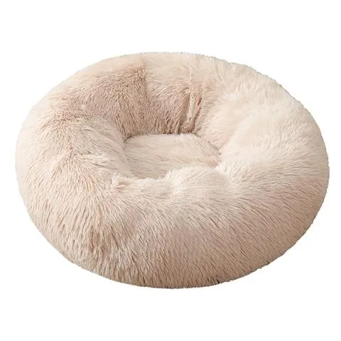 Replacement Cover- Soft and Fluffy Plush Calming Pet Bed With Removable Cover