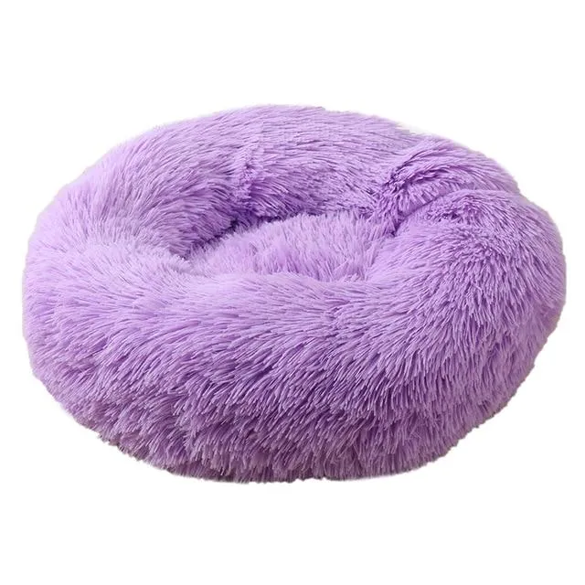 Replacement Cover- Soft and Fluffy Plush Calming Pet Bed With Removable Cover