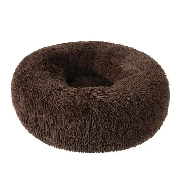 Replacement Cover- Soft and Fluffy Plush Calming Pet Bed With Removable Cover