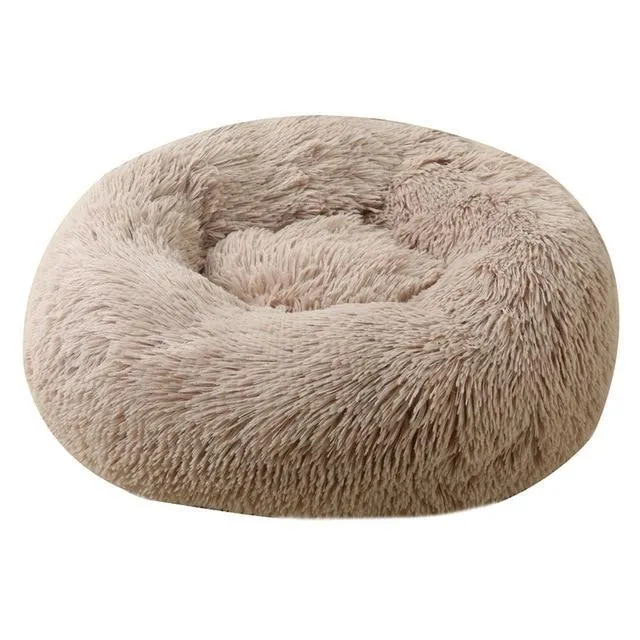 Replacement Cover- Soft and Fluffy Plush Calming Pet Bed With Removable Cover