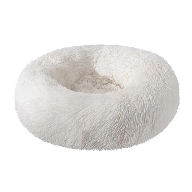 Replacement Cover- Soft and Fluffy Plush Calming Pet Bed With Removable Cover