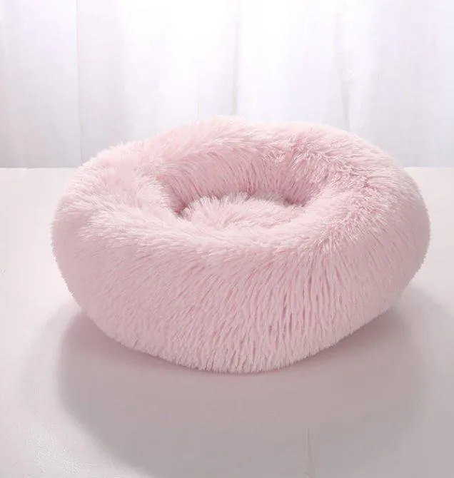 Replacement Cover- Soft and Fluffy Plush Calming Pet Bed With Removable Cover