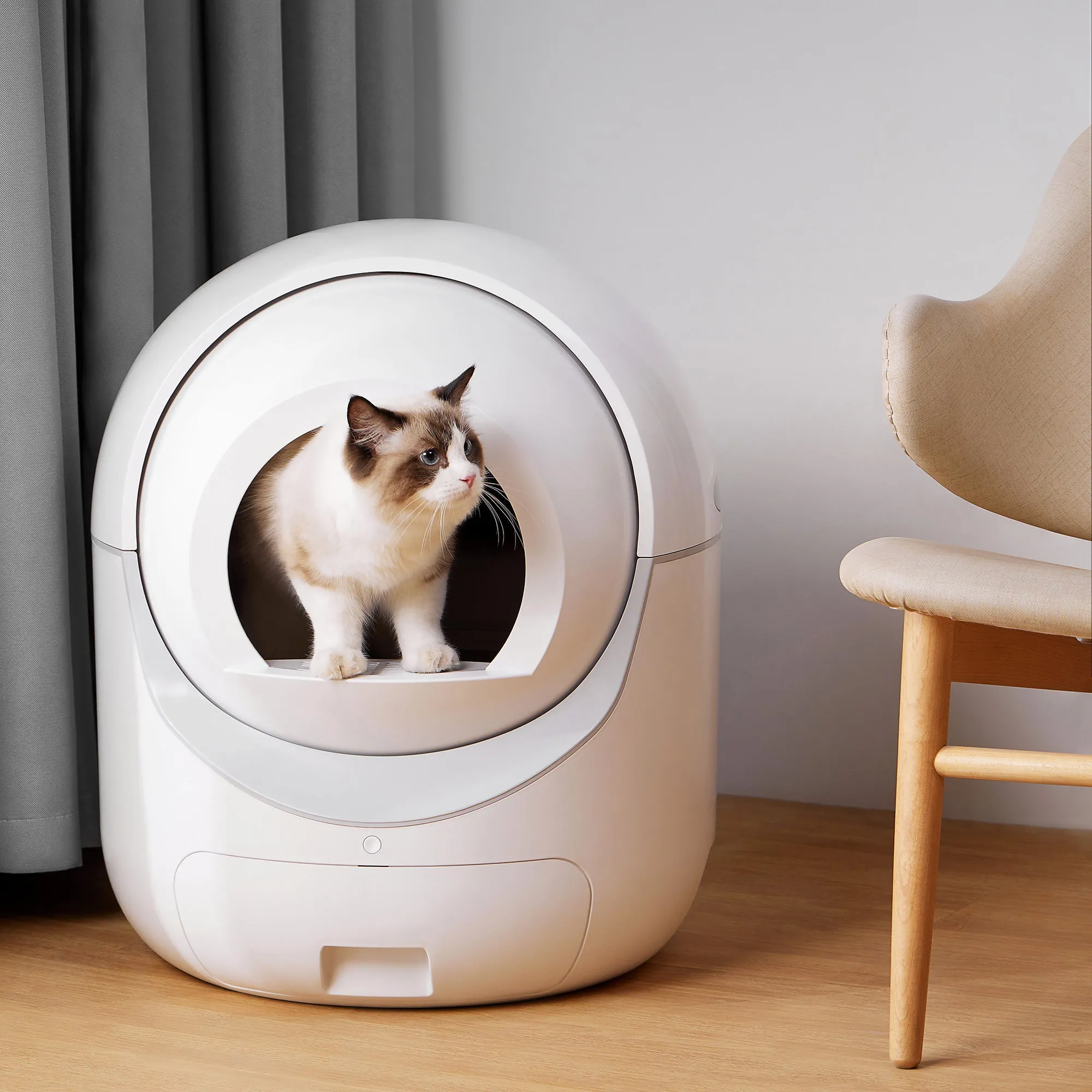 Smart App control Self-Cleaning Automatic Litter Box for Multiple Cats