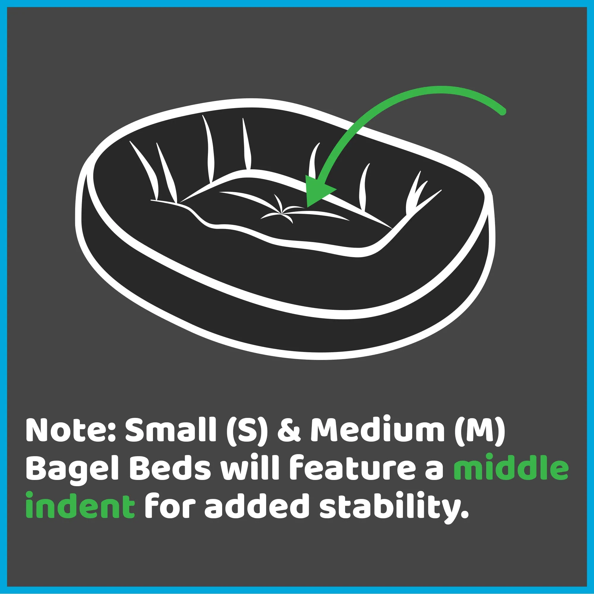 Suede Bagel Dog Bed
