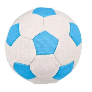 Trixie Soft Soccer Soundless Ball Toy for Dogs (Blue)