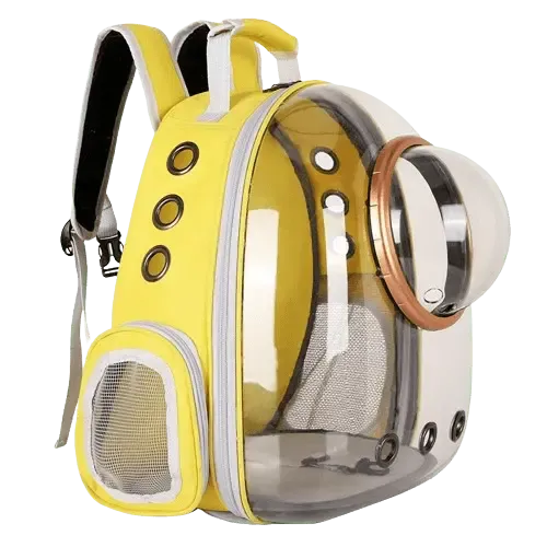 Unique Carrier Backpack for Cats & Small Dogs - Safe & Stylish