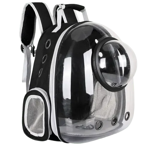 Unique Carrier Backpack for Cats & Small Dogs - Safe & Stylish