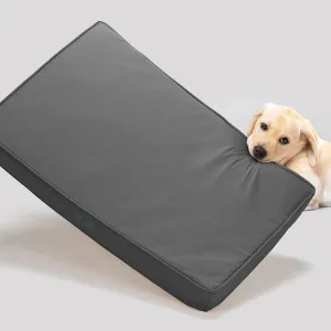 Veehoo Chew Proof Dog Bed for Crate - Durable XXL With Hidden Zipper, Outdoor Waterproof, Removable Washable Cover, Memory Foam for Large Dogs