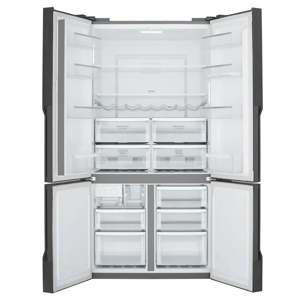 Westinghouse WQE5660BA 564L Matte Black French Quad Door Fridge