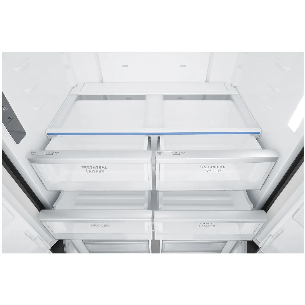 Westinghouse WQE5660BA 564L Matte Black French Quad Door Fridge