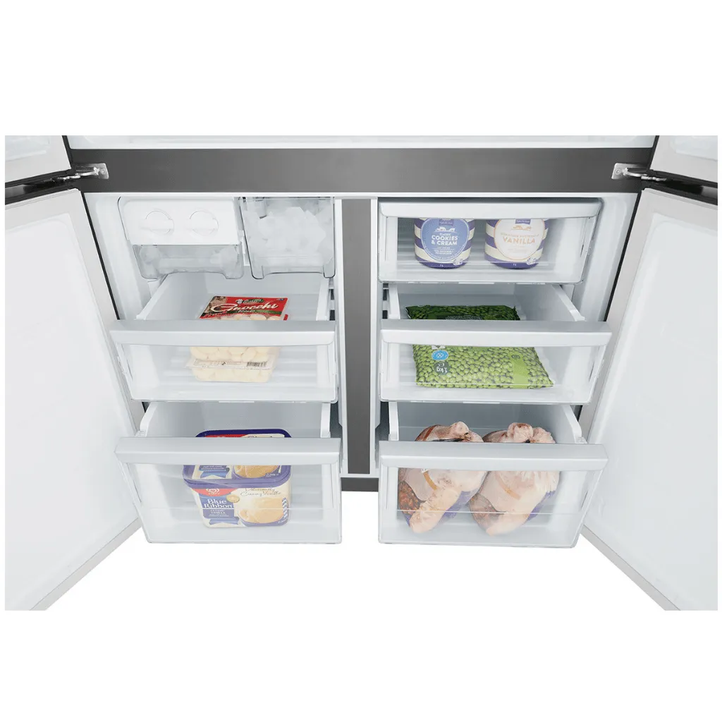 Westinghouse WQE5660BA 564L Matte Black French Quad Door Fridge